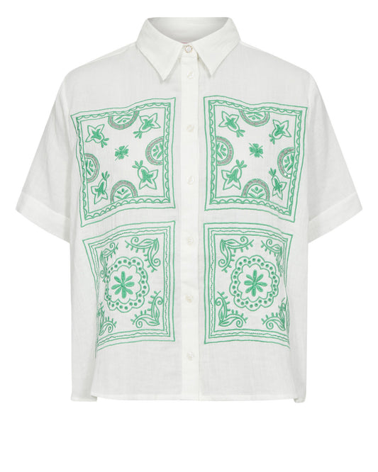 Numph Makyla Shirt - Absinthe Green