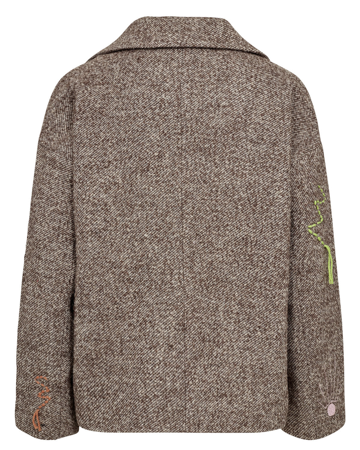 Numph Ravina Embroidery Jacket - Dark Earth