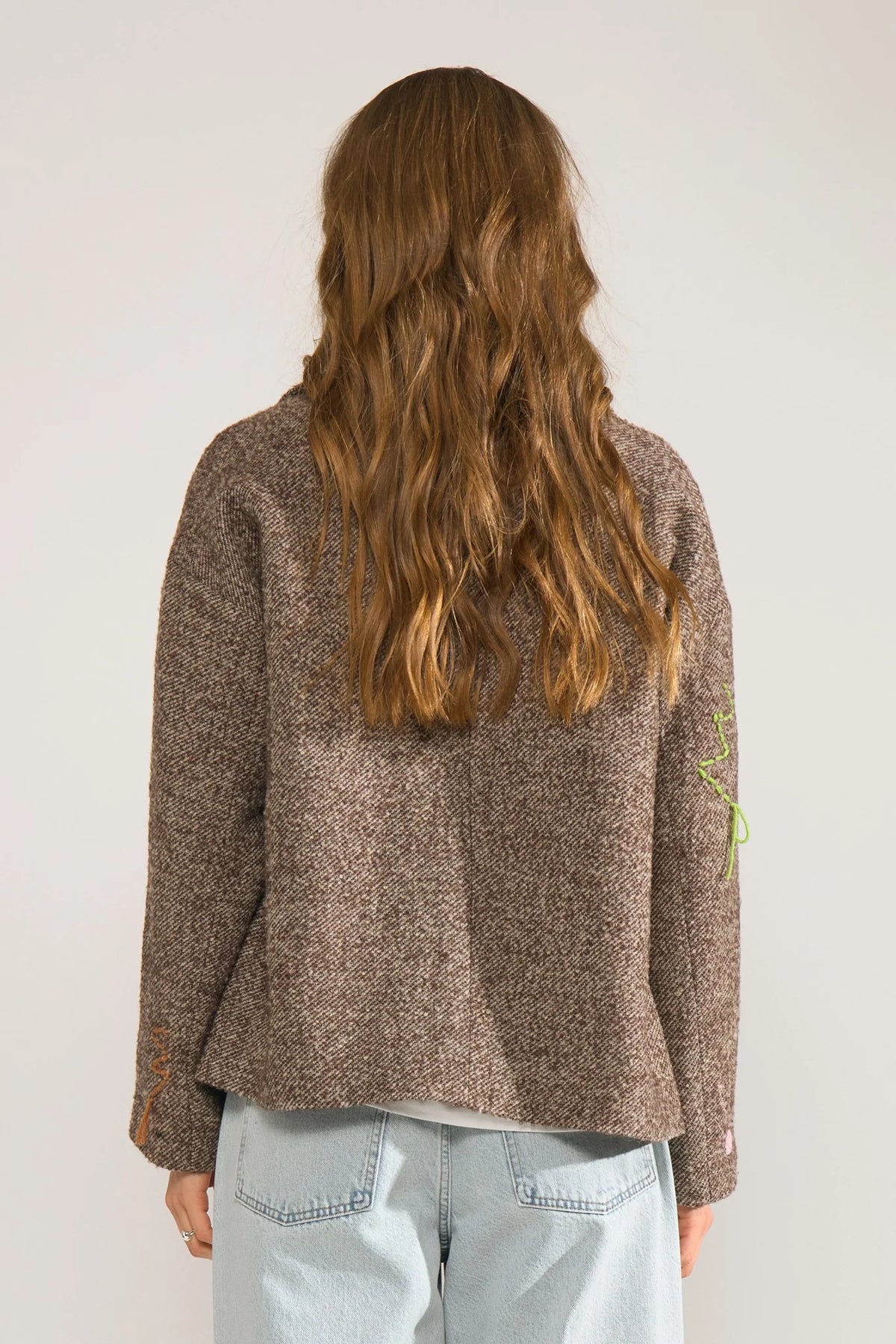 Numph Ravina Embroidery Jacket - Dark Earth