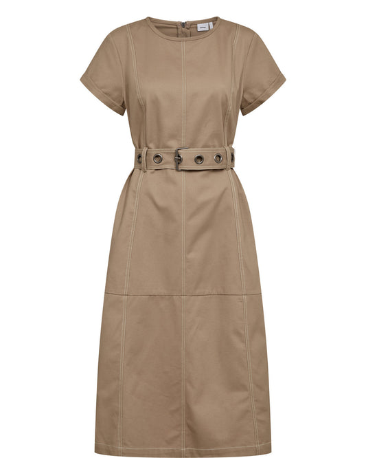 Numph Hilme Dress - Silver Mink