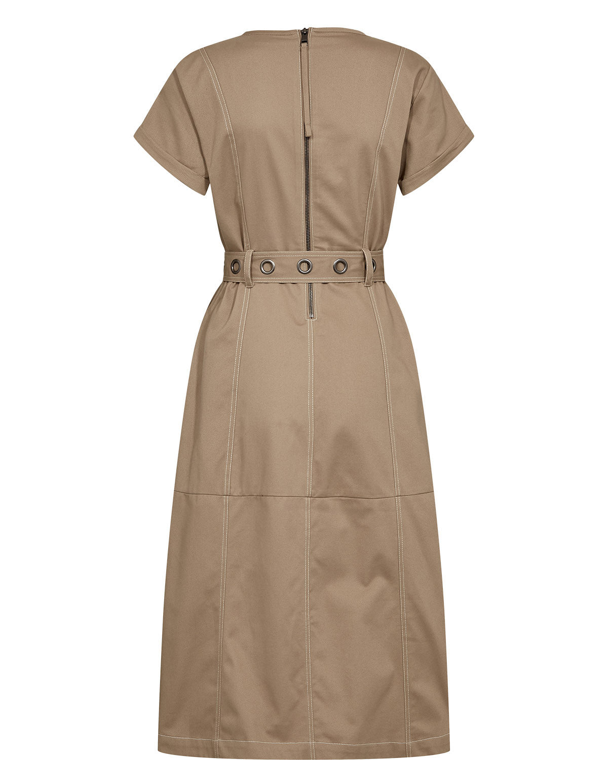 Numph Hilme Dress - Silver Mink