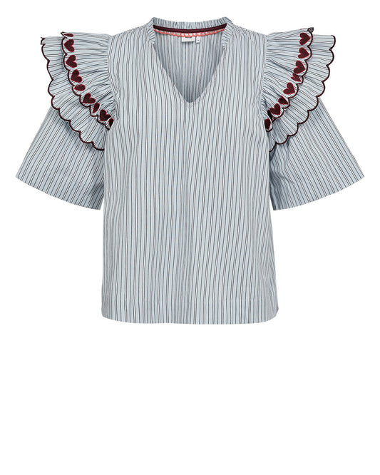 Numph Ditty Blouse - Floaty Blue