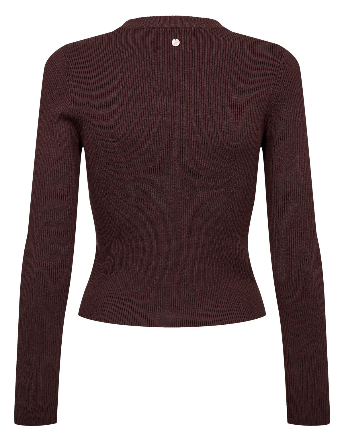 Numph Shelba Cropped Pullover - Chocolate Plum