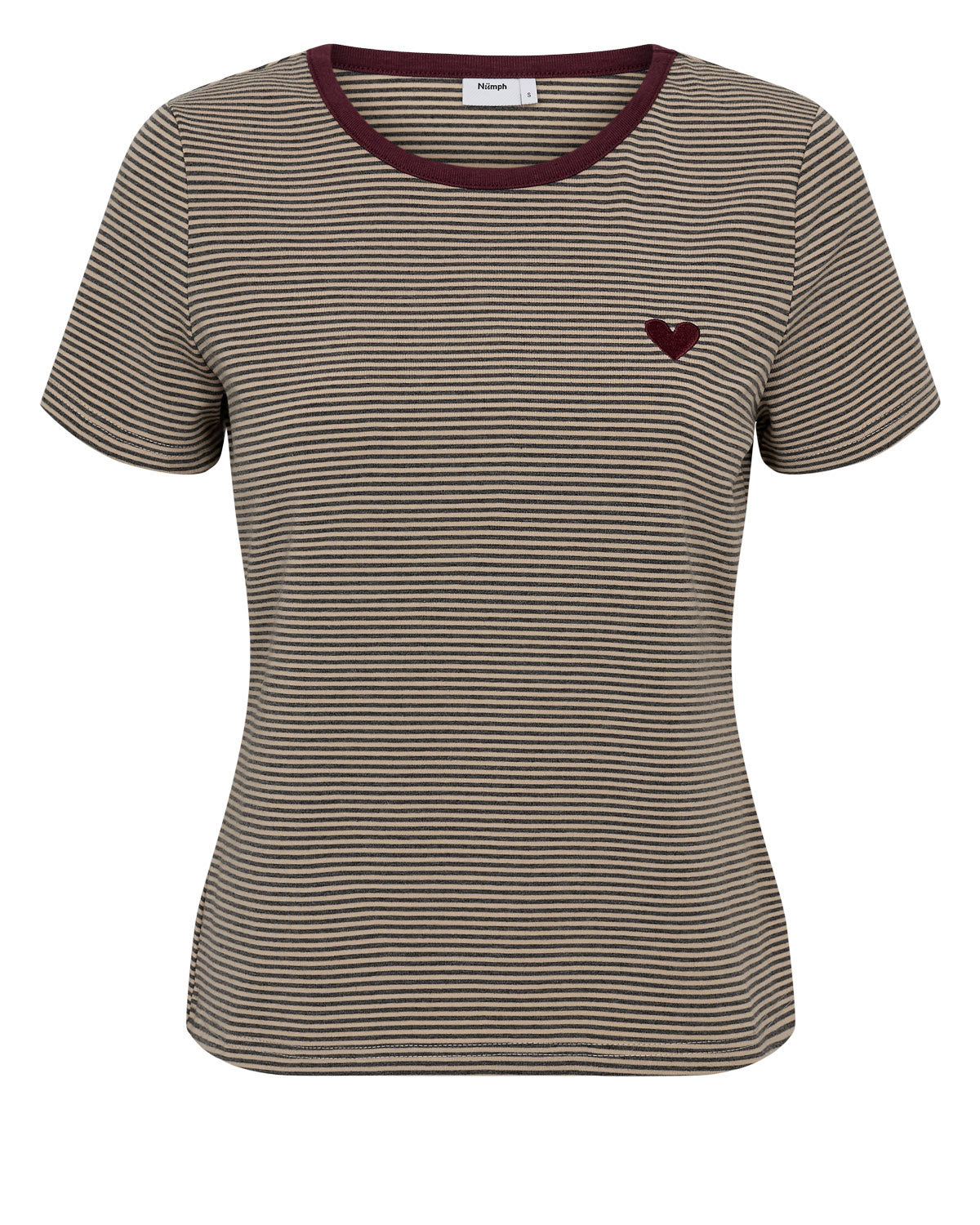 Numph Alexa Tee - Silver Mink