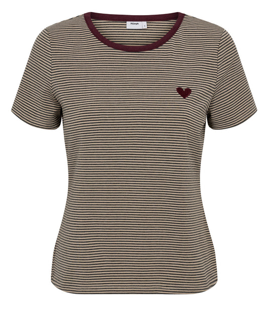 Numph Alexa Tee - Silver Mink