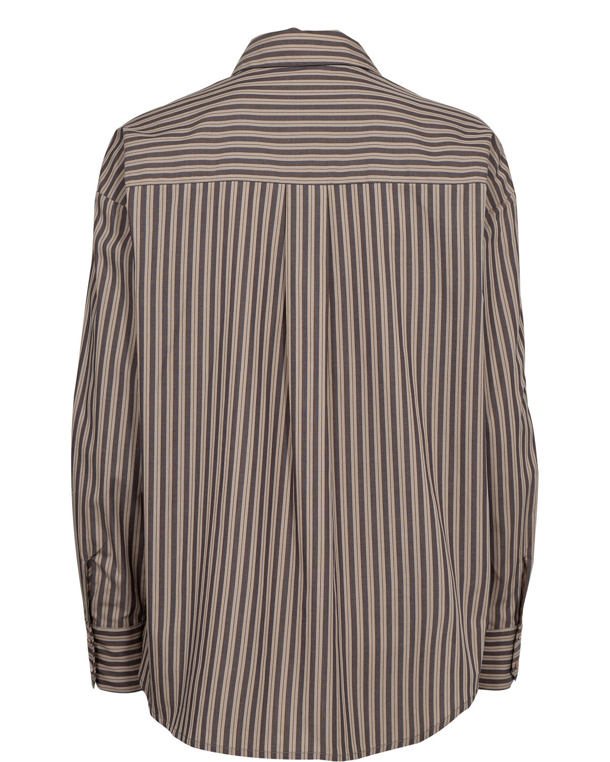 Numph Kacey Embroidery Shirt - Deep Taupe