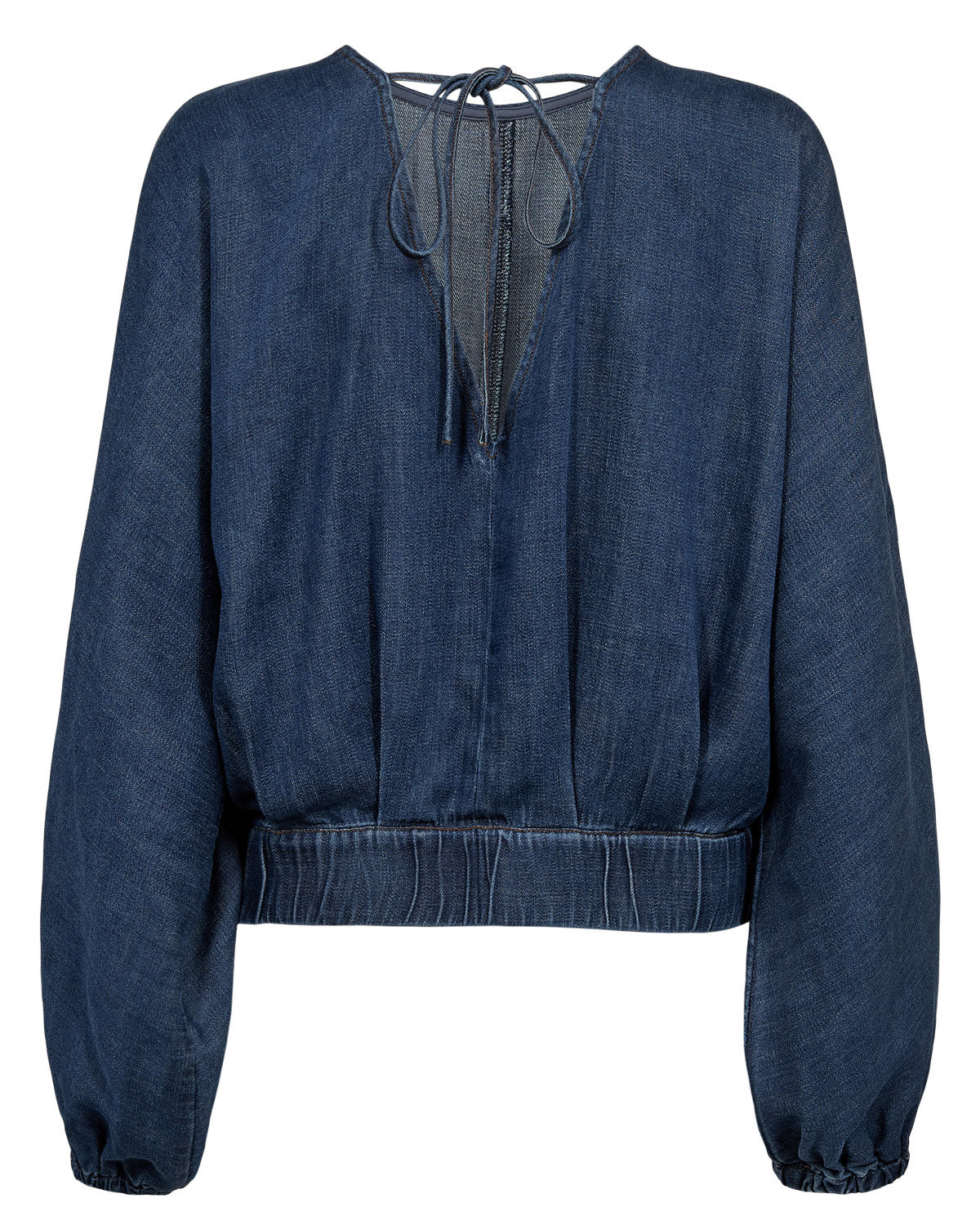 Numph Alona Blouse - Dark Blue Denim