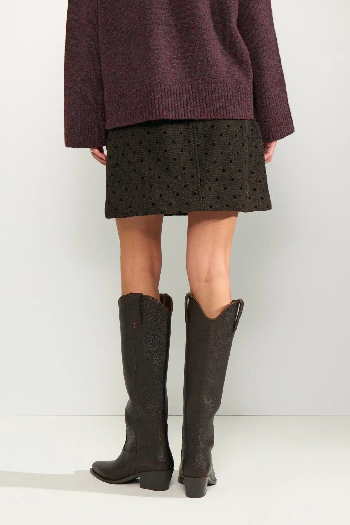 Numph Amia Skirt - Black Coffee