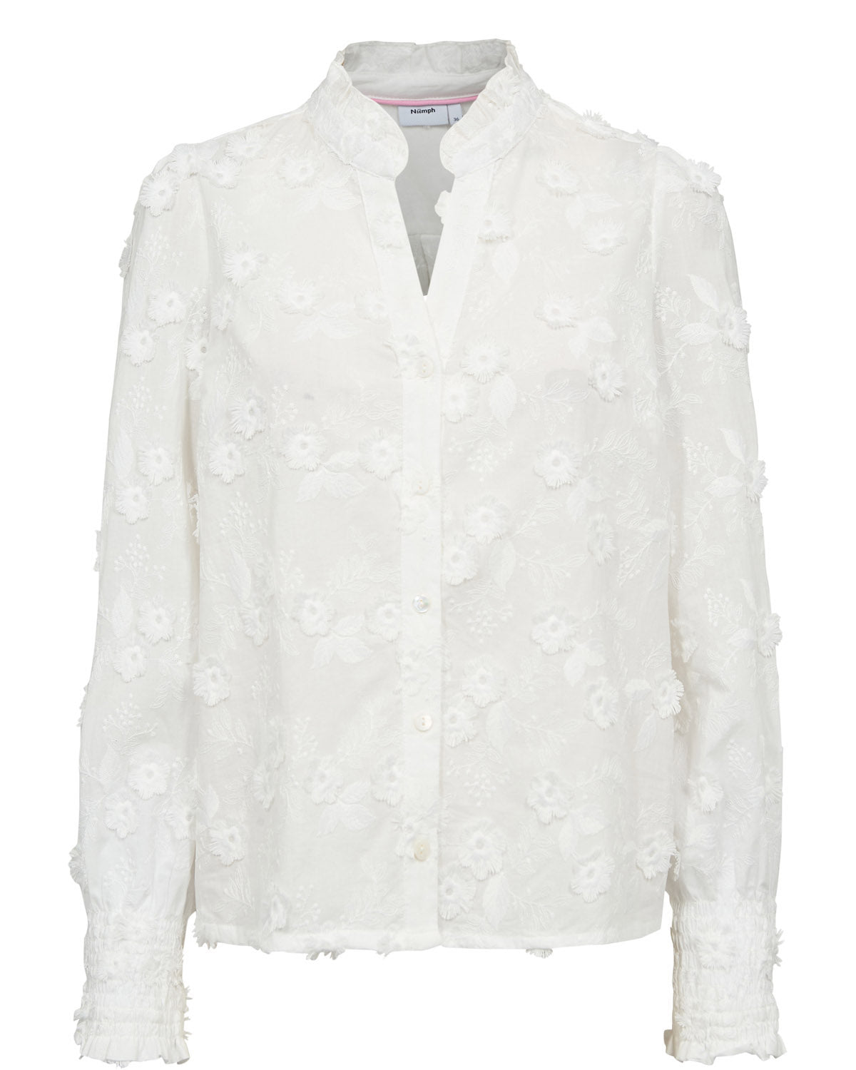 Numph Lenea Shirt - Bright White