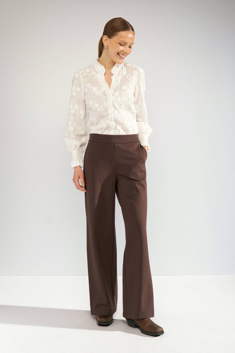 Numph Lenea Shirt - Bright White