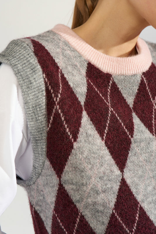 Numph Tikla Vest - Medium Grey Mel