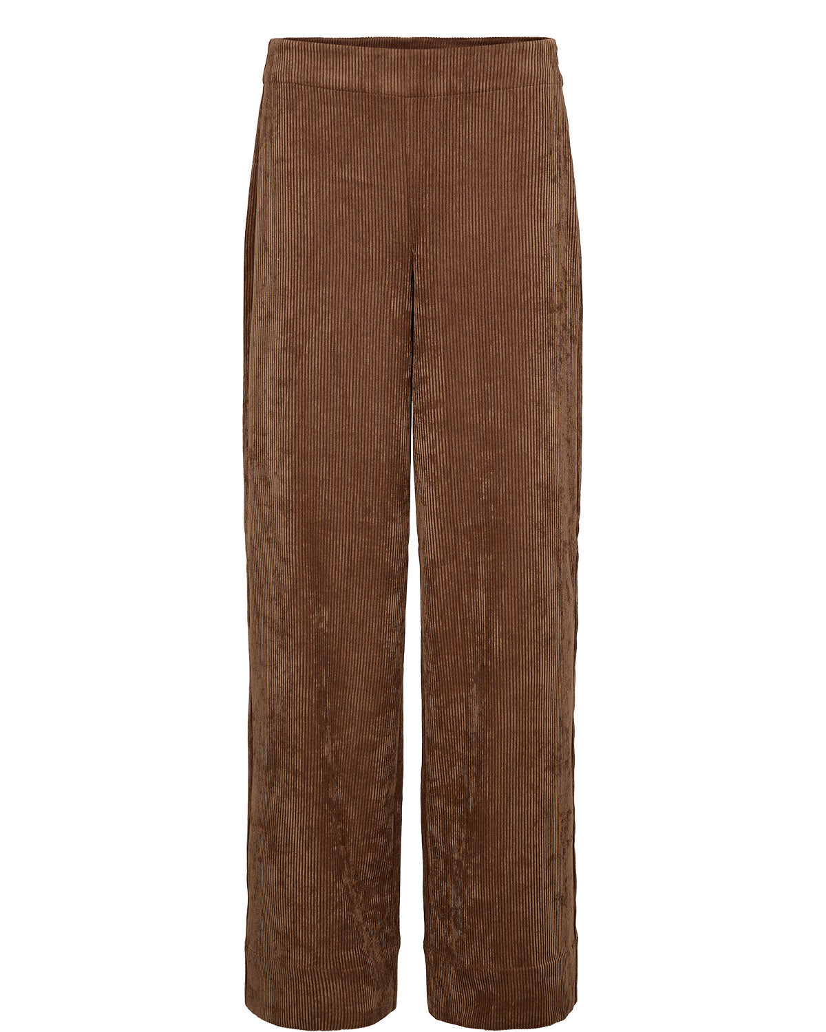 Numph Celise Wide Pants - Deep Taupe