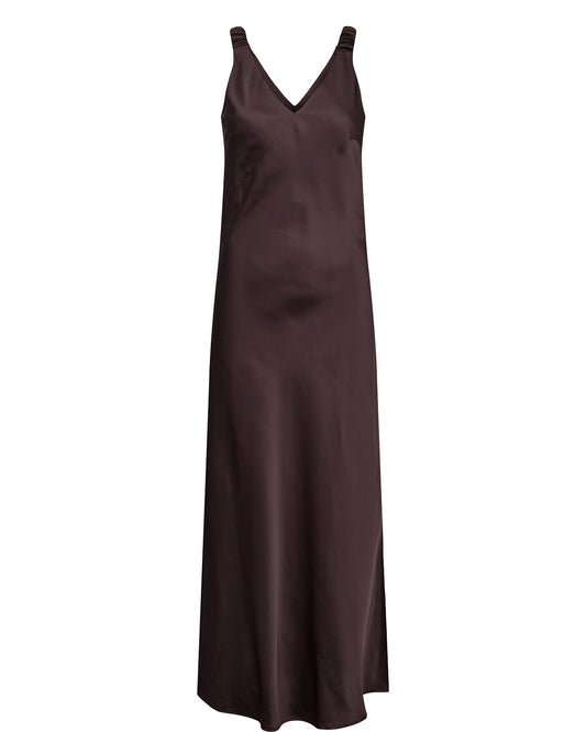 Numph Evelyn Dress - Chocolate Plum