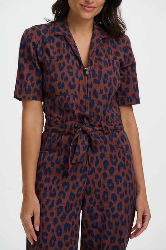 Sugarhill Brighton Meredith Jumpsuit - rust leo