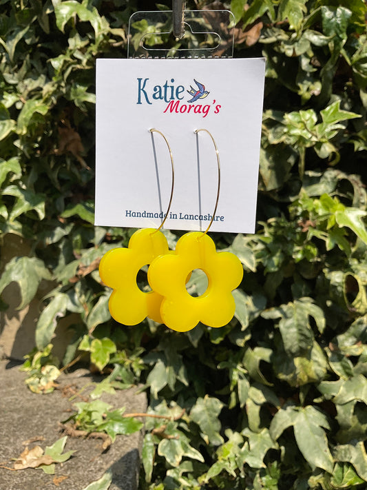 Flower earrings - 10 colours
