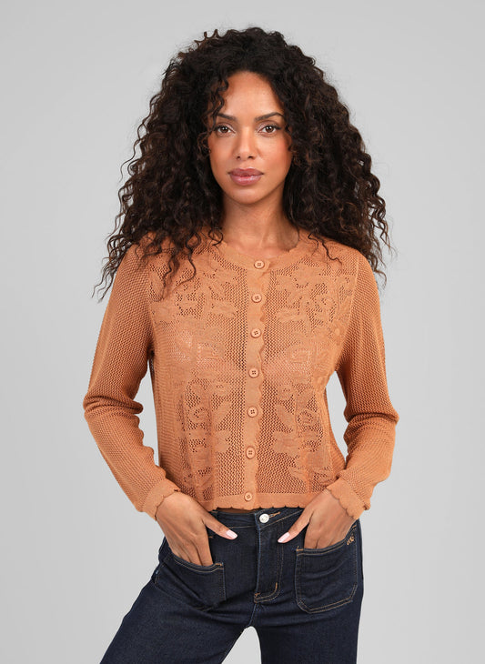 An’ge Nanita Cardigan - vintage brown