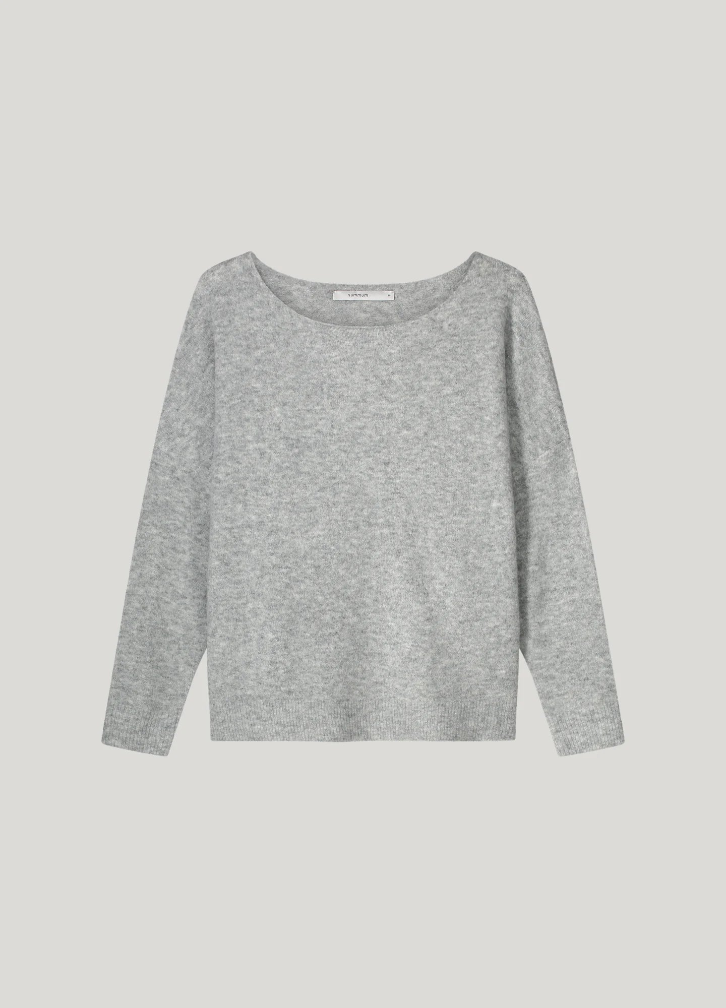 Summum Boat Neck Sweater - Mist