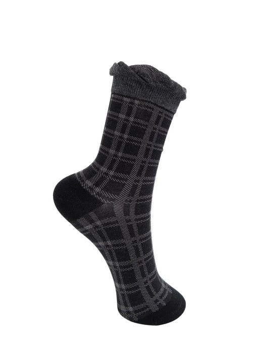BC Checkie Socks - Black