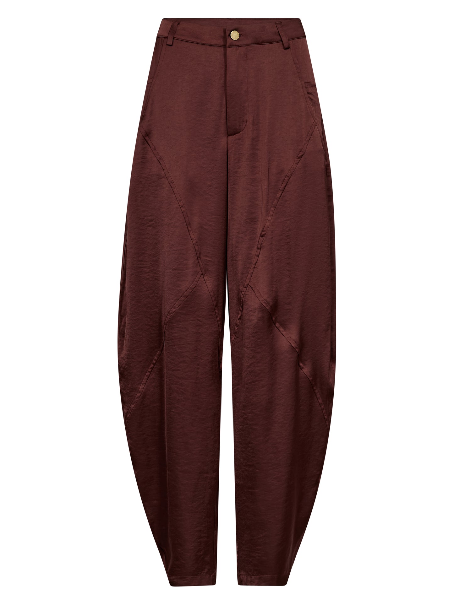 NU Denmark Emory Trousers - burgundy