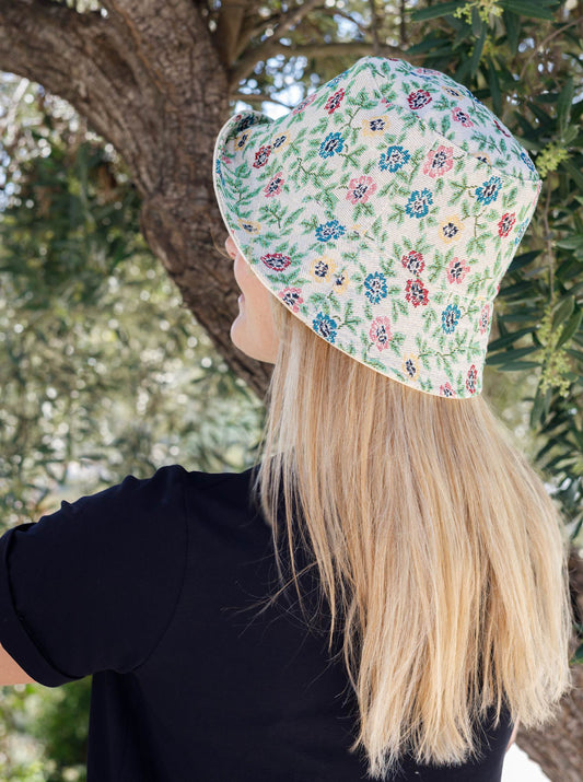 BC Freja Bucket Hat - Flower Jacquard