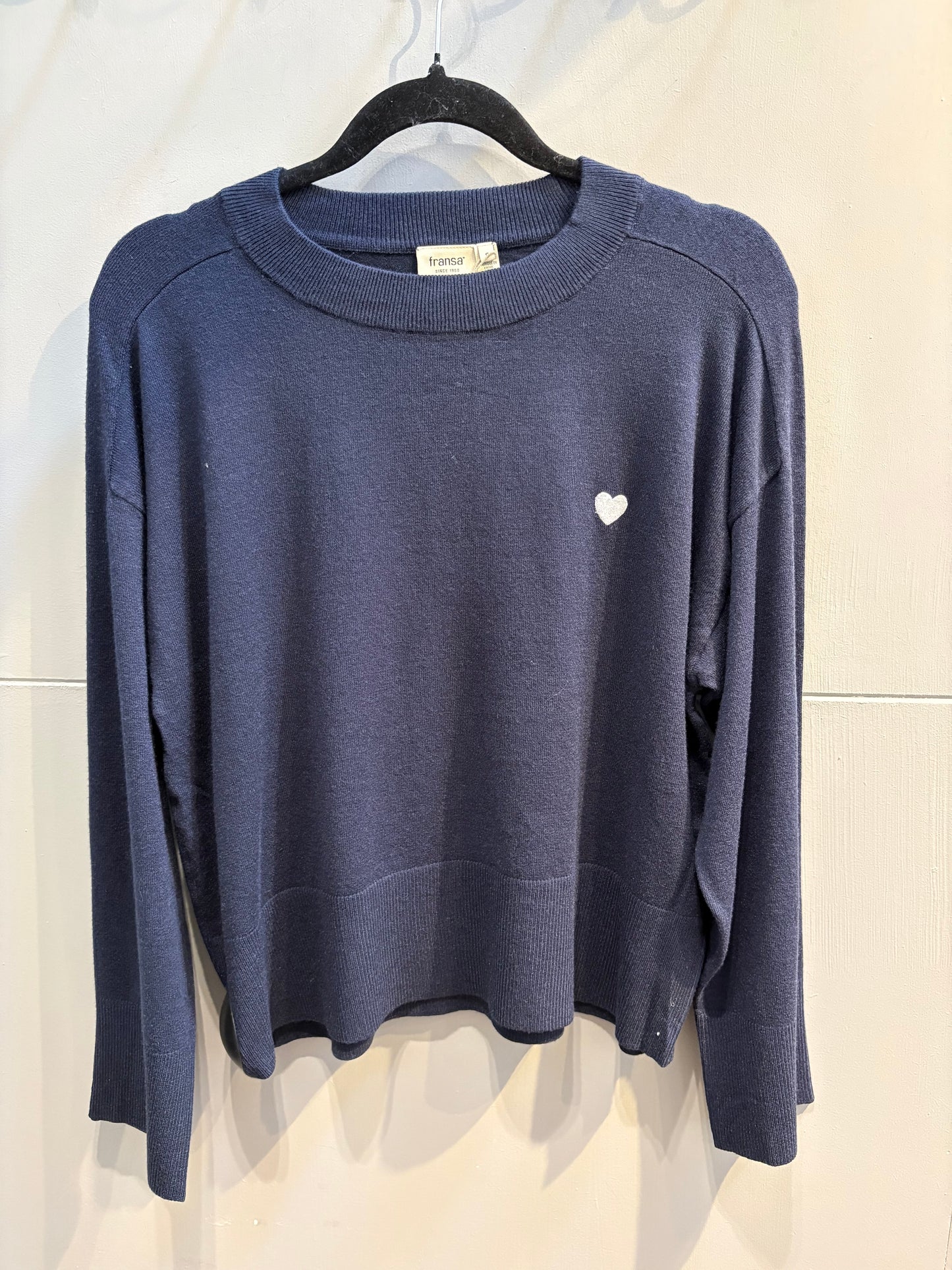 Fransa Melani Pullover - Navy Blaze