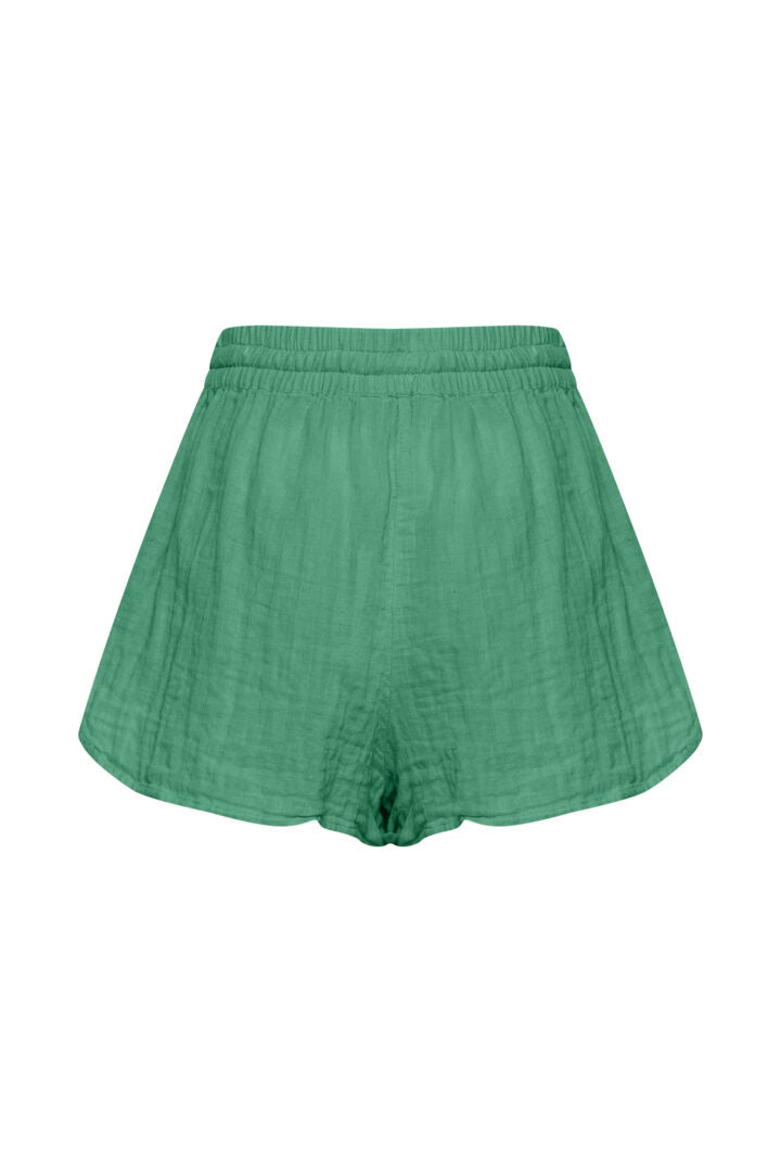ICHI Foxa Shorts - Holly Green