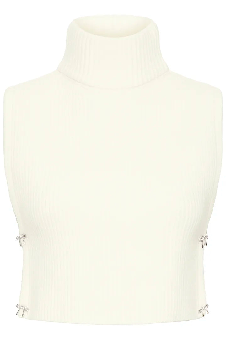 Fransa Ishal Vest - whisper white