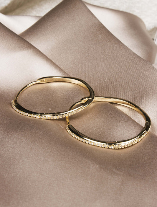 Dory Large Hoops - gold