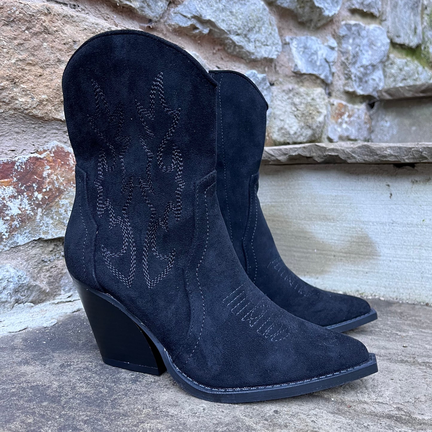 Western boots - black