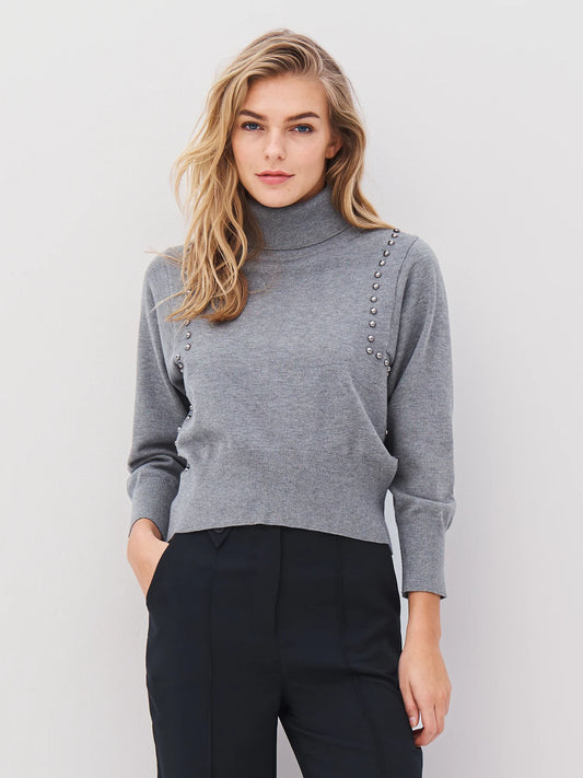 NU Denmark Adea Blouse Knit - Grey