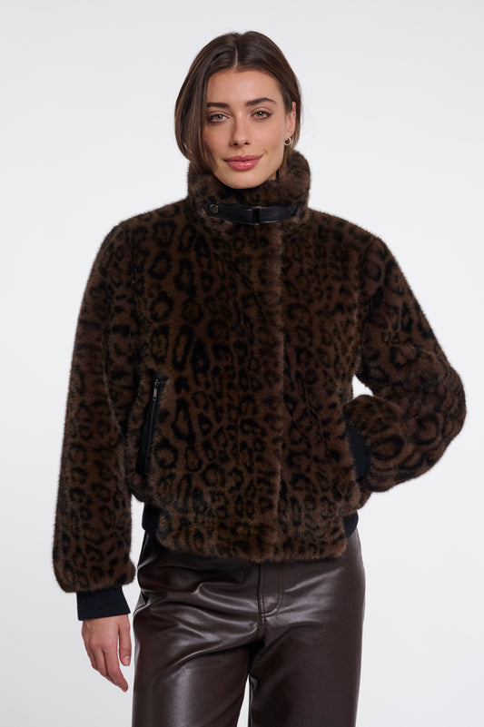 R&P Ambra Faux Fur - leopard