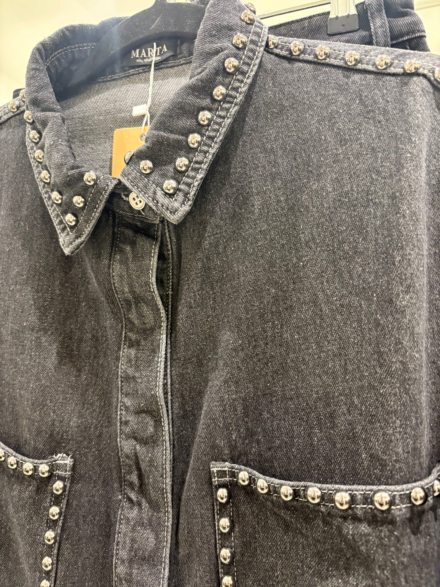 Marta Eila Denim Jacket - Denim Grey