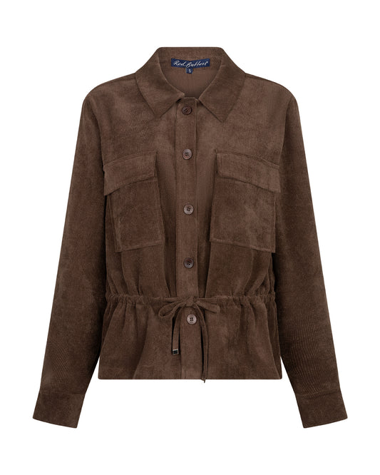 RB Drew Cord Shirt - brown