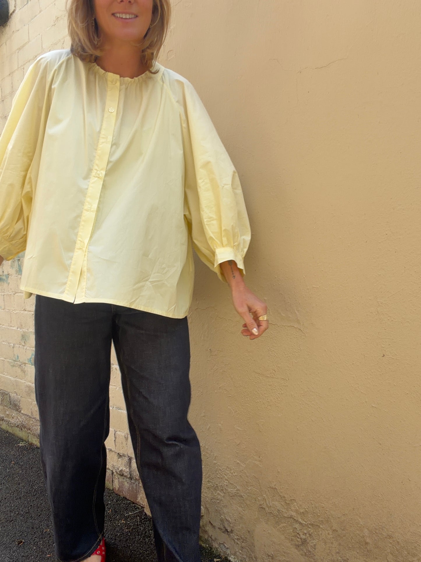 Marta Joelle Shirt - lemon