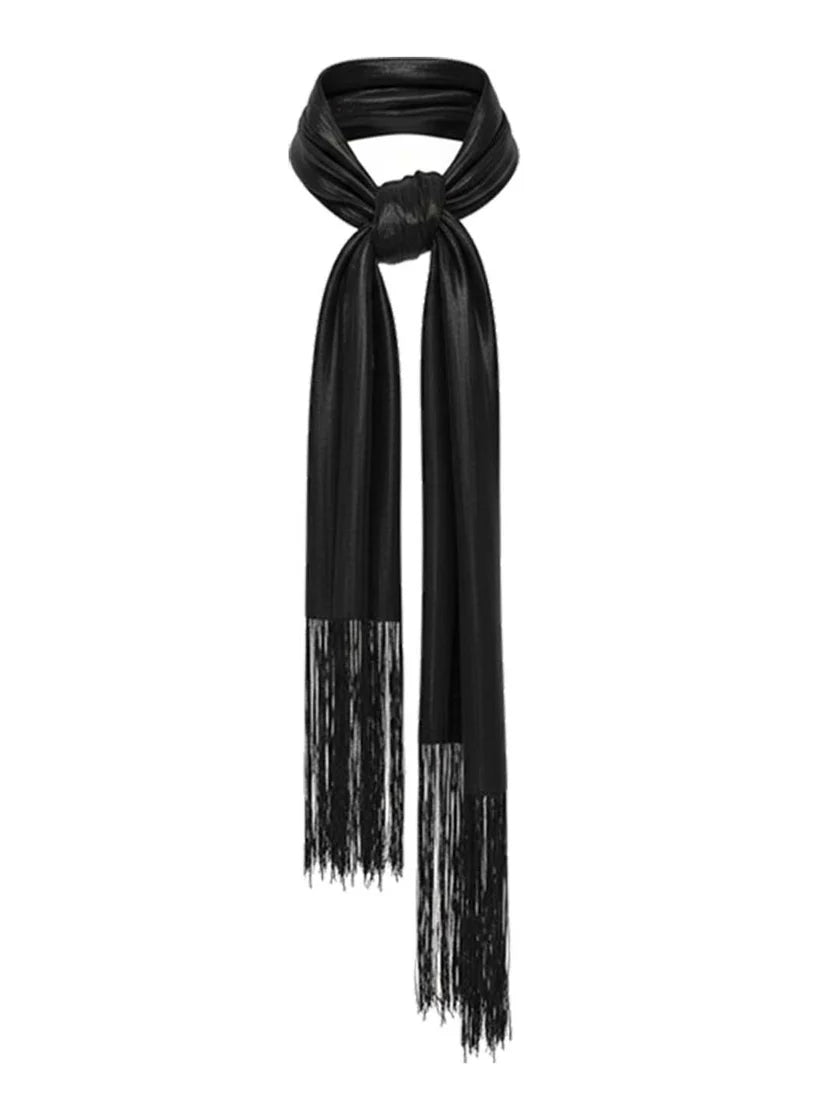 Nooki Brady Skinny Scart - Black