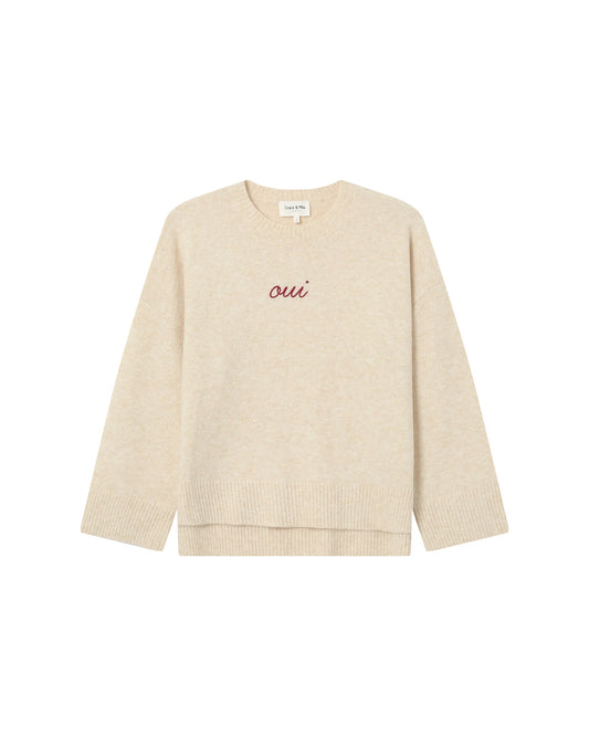 G&M Saints Jumper - beige/bordeaux
