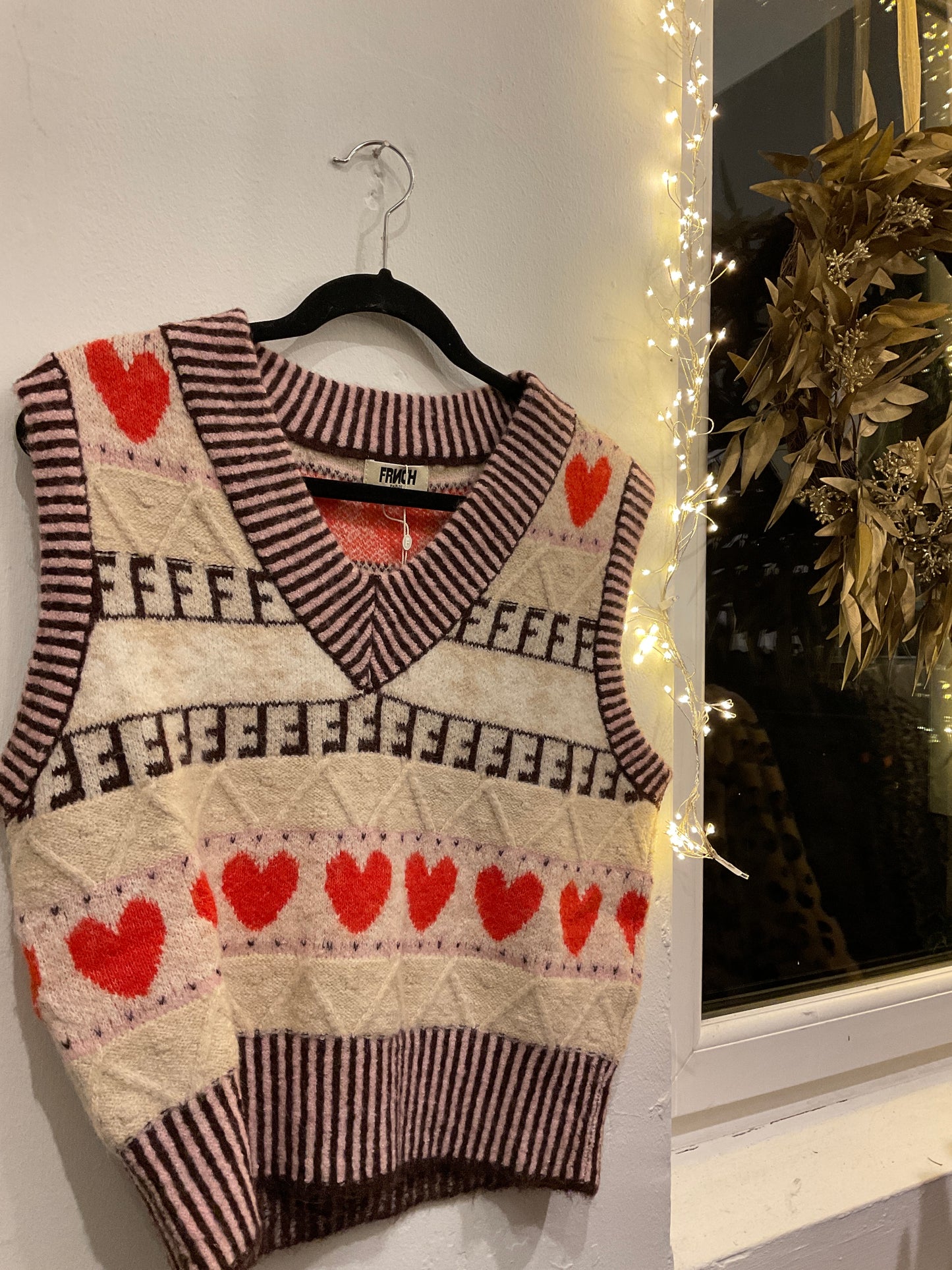FRNCH Rhubarbe Knitted Vest
