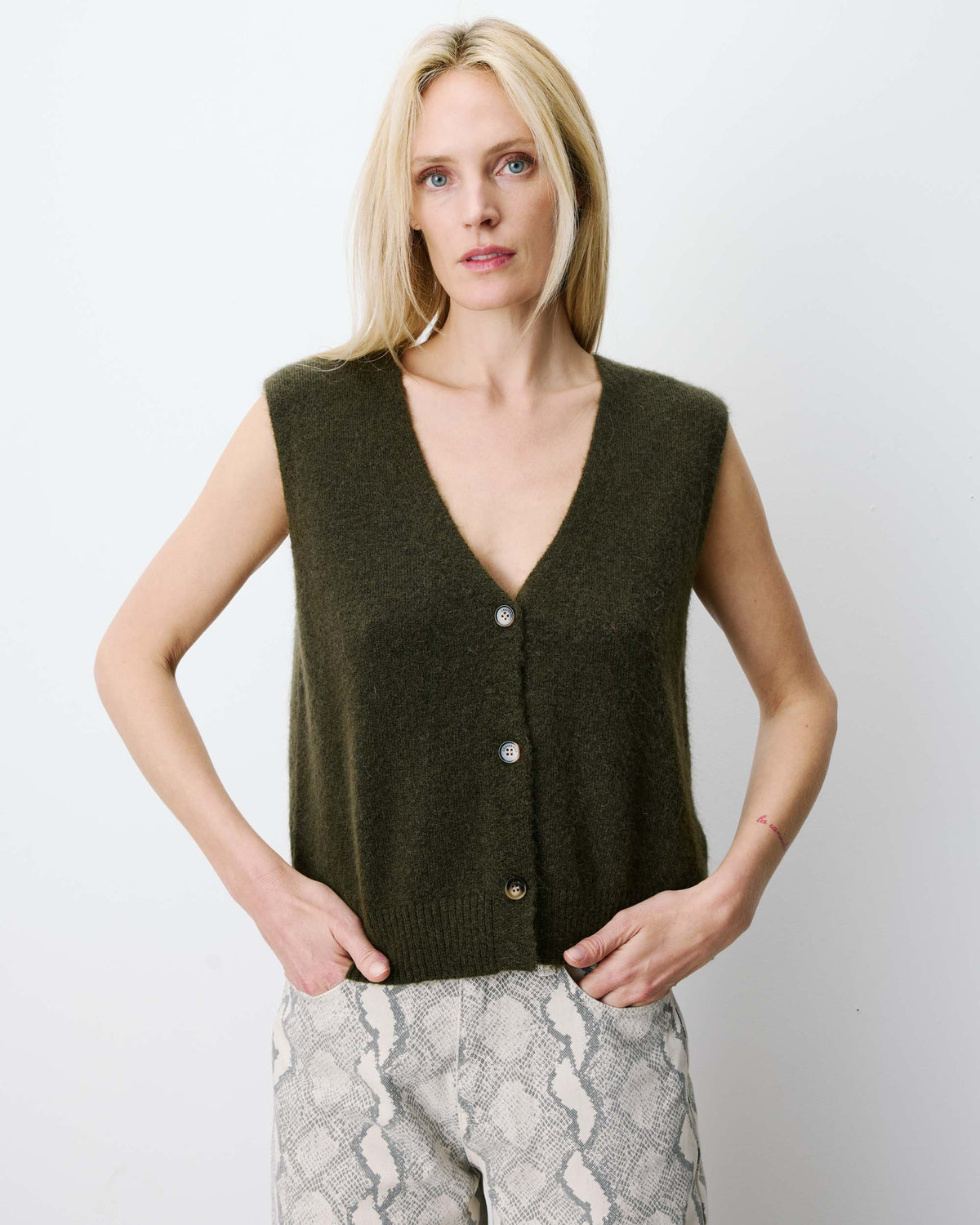 G&M Nars Vest - khaki