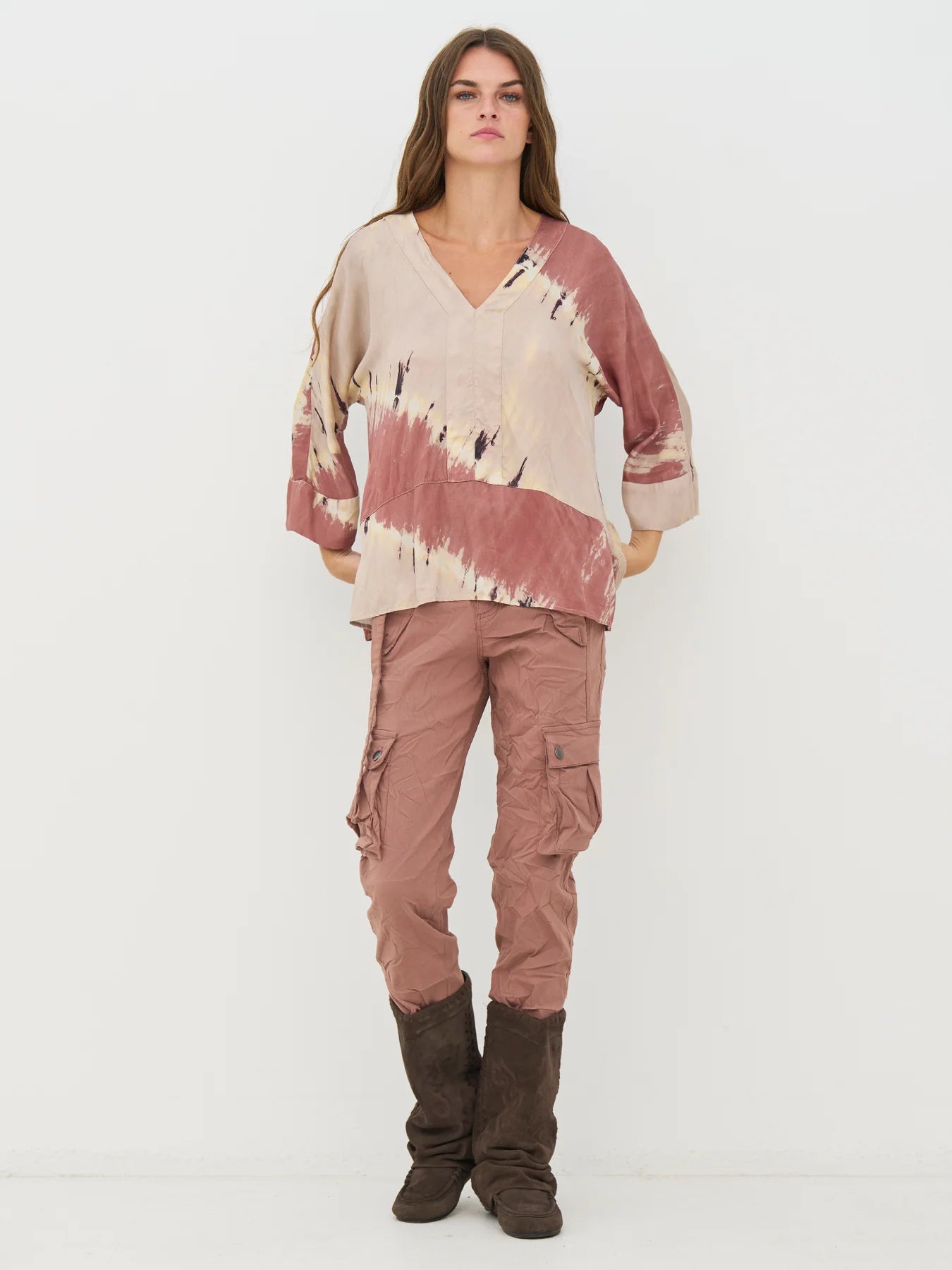 NU Denmark Camma Trousers - Marsala