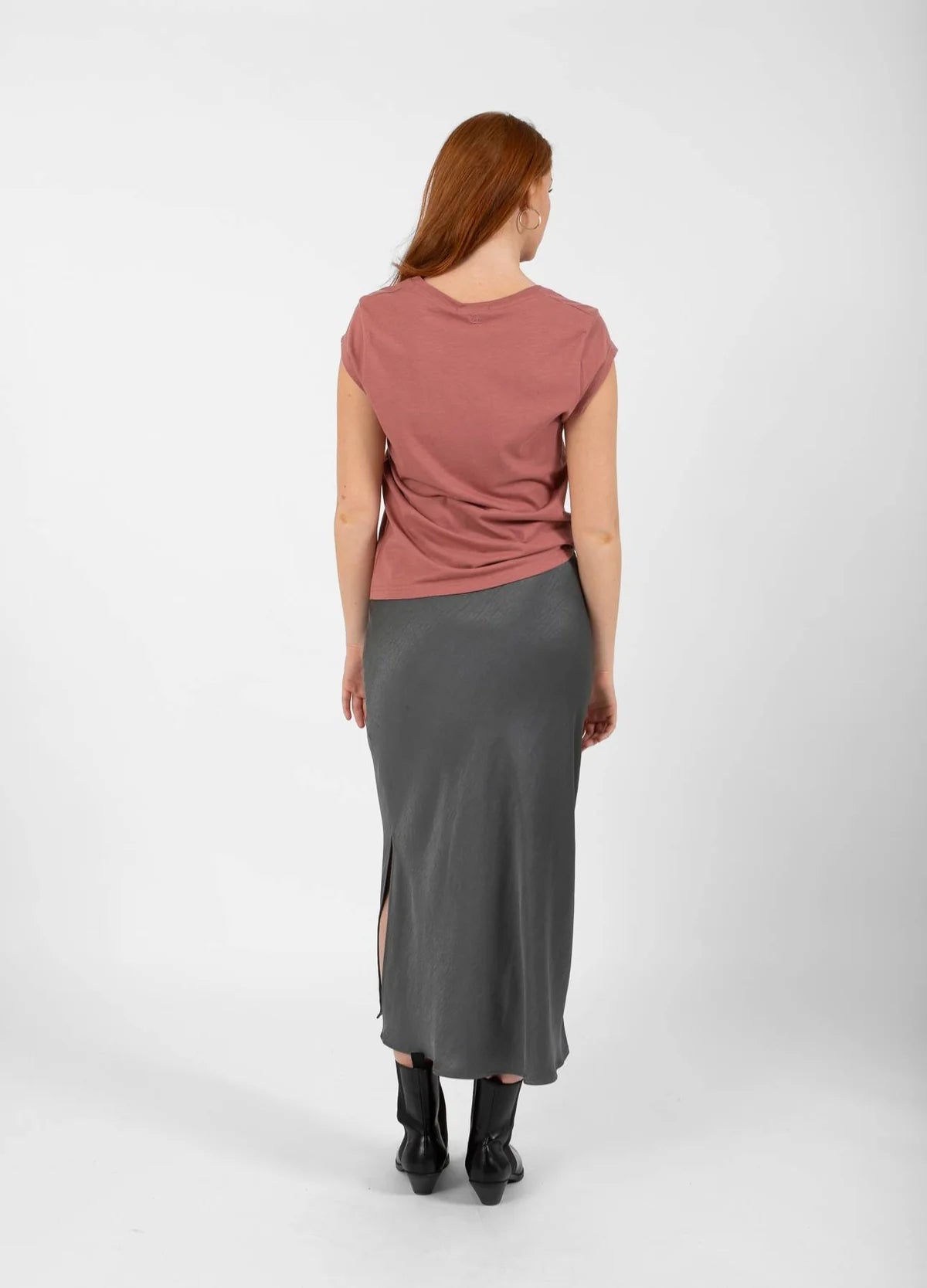Coster Copenhagen Heart Basic V-neck T-Shirt - Apple Butter