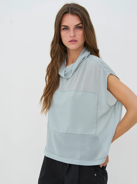 NU Denmark Celsa Top - Blue Mint