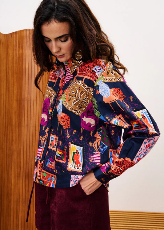 FRNCH Sartre Salon Nuit Shirt