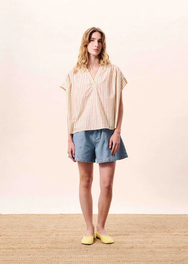 FRNCH Bonaia Butter Blouse