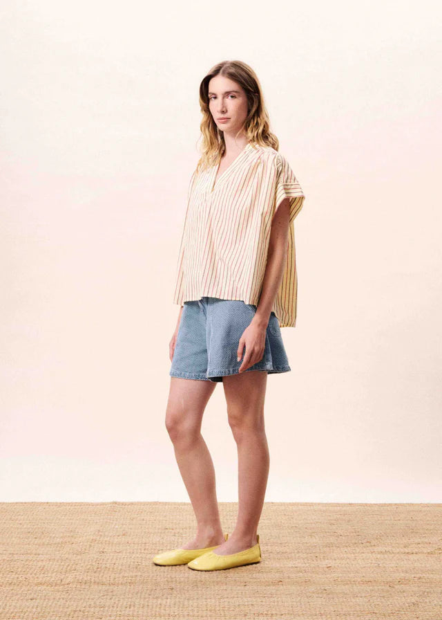 FRNCH Bonaia Butter Blouse