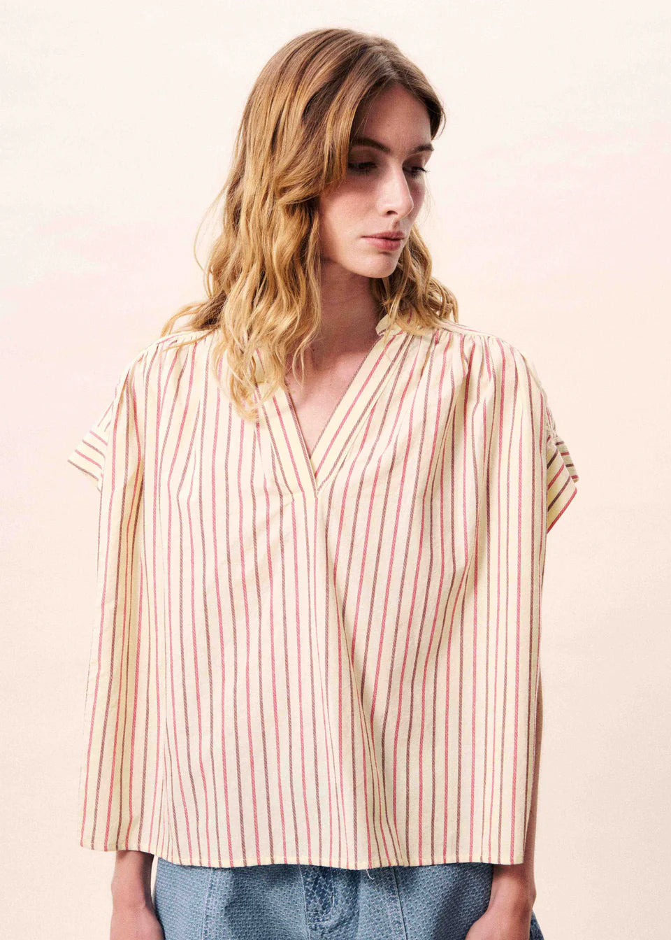 FRNCH Bonaia Butter Blouse