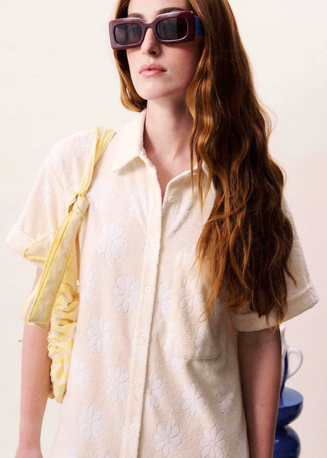 FRNCH Aquinea Cream Dress