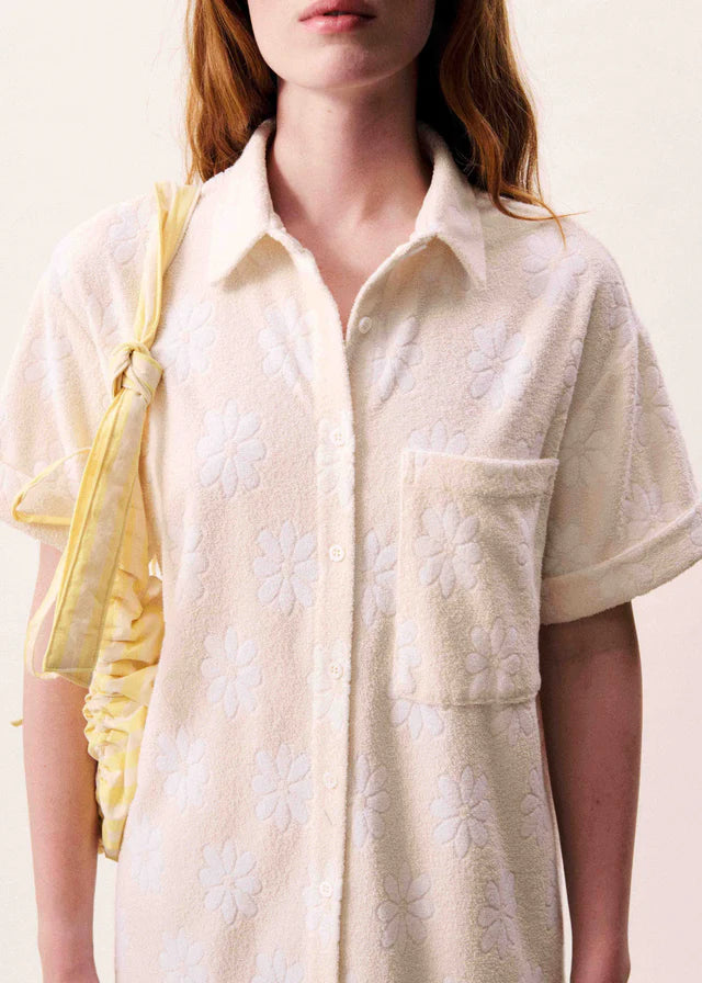 FRNCH Aquinea Cream Dress