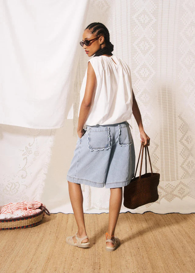 FRNCH Caloggero Top - White