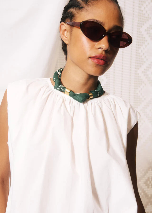 FRNCH Caloggero Top - White