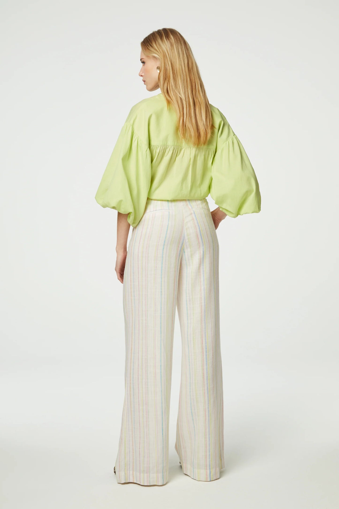 Fabienne Chapot Remi Striped Trousers - Lime Light